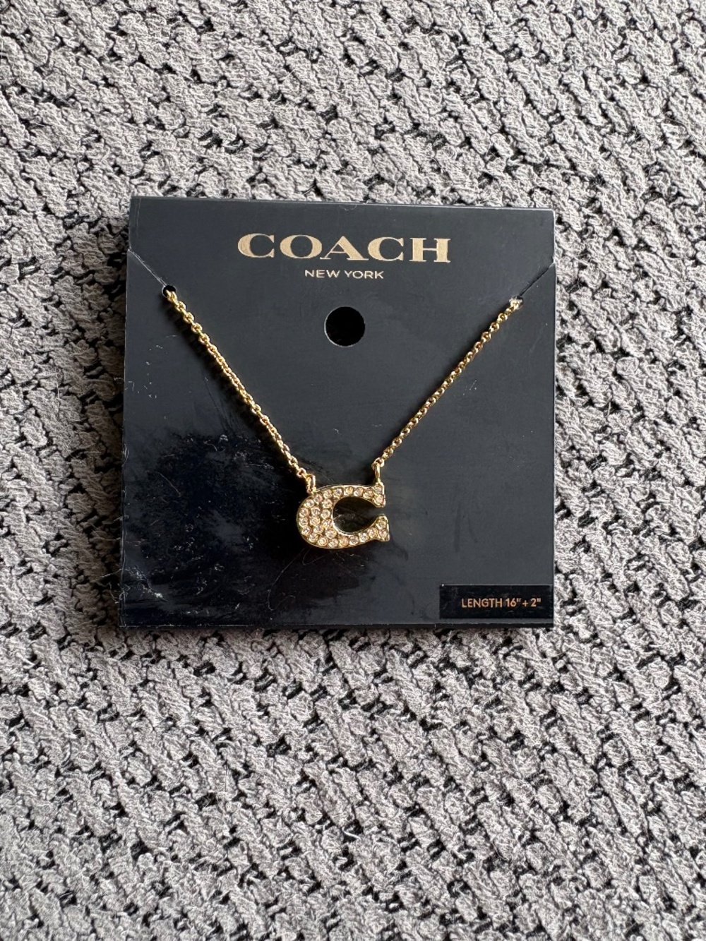Gold Coach Necklace